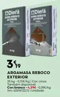 Bricomarché Arganmasa reboco exterior promoção