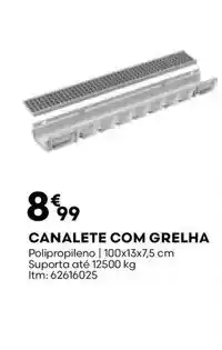 Bricomarché com - canalete com grelha promoção