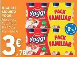 E.Leclerc Yoggi - iogurte liquido promoção