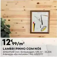 Bricomarché com - lambri pinho com nos promoção