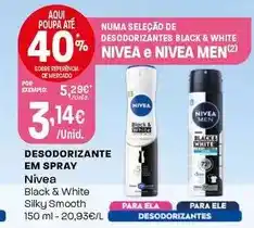 Intermarché Nivea - desodorizante em spray promoção