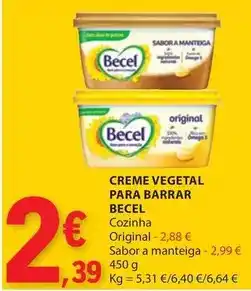 E.Leclerc Becel - creme vegetal para barrar promoção