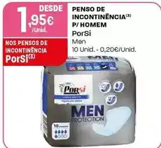 Intermarché Porsi - penso de incontinencia p/homem promoção