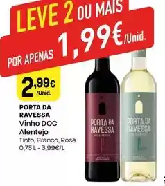 Intermarché Porta da ravessa - vinho doc alentejo promoção