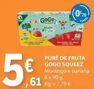 E.Leclerc Gogo squeez - pure de fruta promoção