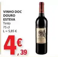 E.Leclerc Esteva - vinho doc douro promoção