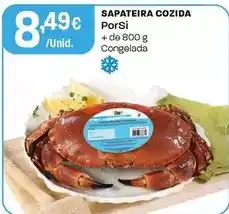 Intermarché Porsi - sapateira cozida promoção