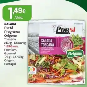Intermarché Porsi programa origens - salada promoção