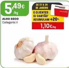 Intermarché Alho seco promoção