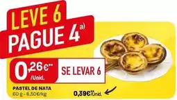 Intermarché Pastel de nata promoção