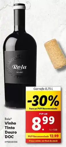 Lidl Rola - vinho tinto douro doc promoção