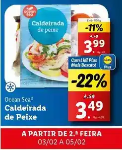 Lidl Ocean sea - caldeirada de peixe promoção