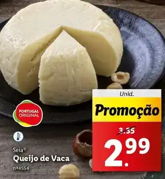 Lidl Portugal - queijo de vaca promoção