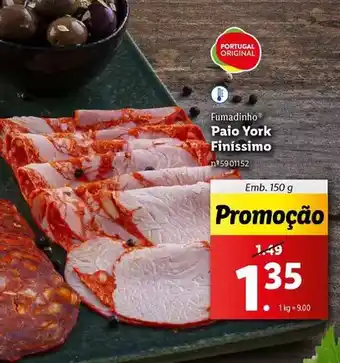 Lidl Portugal - faino york promoção