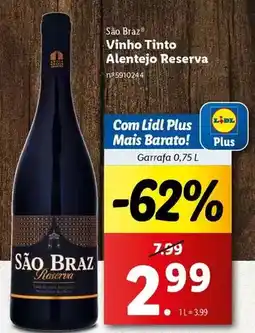 Lidl Portal s. braz - vinho tinto alentejo reserva promoção