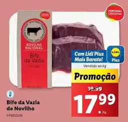 Lidl Portugal - bife da vazia de novilho promoção