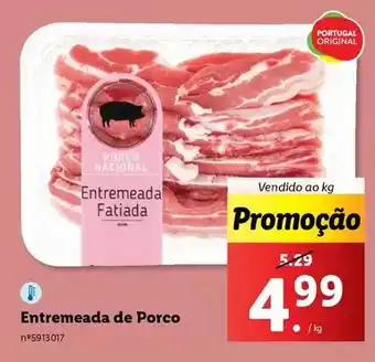 Lidl Portugal - entremeada de porco promoção