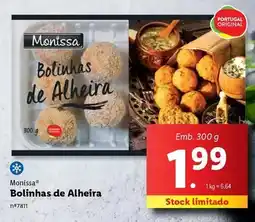 Lidl Monissa - bolinhas de alheira promoção