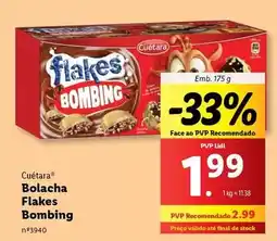 Lidl Cuétara - bolacha flakes bombing promoção