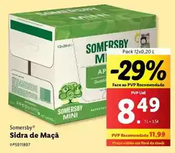 Lidl Somersby - sidra de maçã promoção