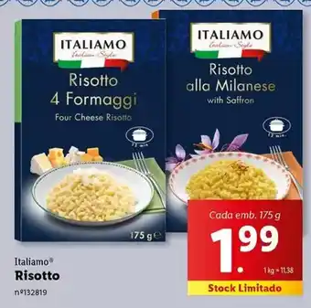 Lidl Italiamo - risotto promoção