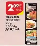 Pingo Doce Pingo doce - massa filo promoção