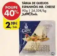 Pingo Doce Tábua de queijos espanhois promoção