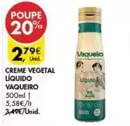 Vaqueiro - creme vegetal liquido