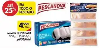 Pingo Doce Pescanova - mimos de pescada promoção