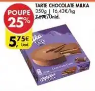 Pingo Doce Milka - tarte chocolate promoção