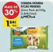 Pingo Doce Friskies - comida humida p/cao promoção