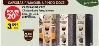 Pingo Doce B! - cápsulas de café promoção