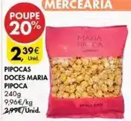 Pingo Doce Maria pipoca - pipocas doces promoção