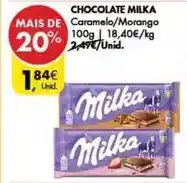 Pingo Doce Milka - chocolate promoção