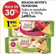 Pingo Doce As - bolacha mcvitie's promoção