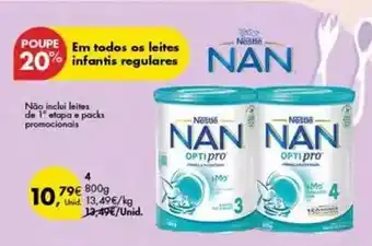 Pingo Doce Nestle - nan opti pro promoção