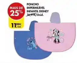 Pingo Doce Poncho impermeável infantil promoção