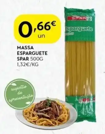 Spar Massa esparguete spar promoção