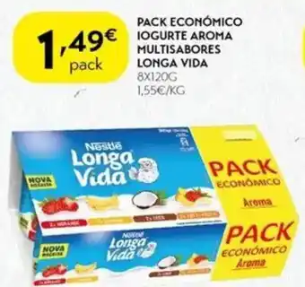 Spar Pack económico iogurte aroma multisabores longa vida promoção