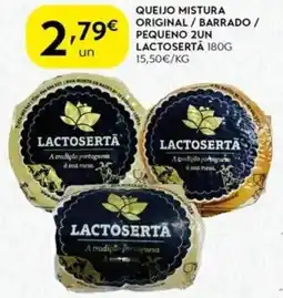 Spar Queijo mistura original/barrado / pequeno 2un lactoserta promoção