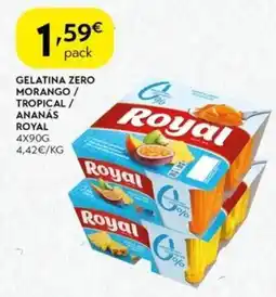 Spar Gelatina zero morango / tropical/ ananás royal promoção