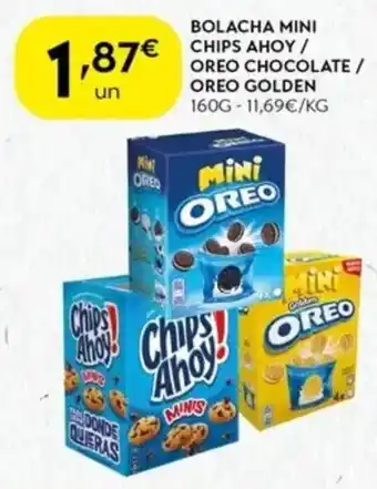 Spar Bolacha mini chips ahoy / oreo chocolate / oreo golden promoção