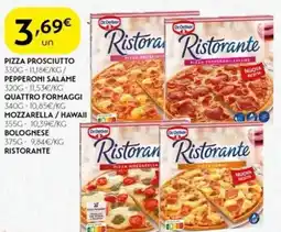 Spar PIzza Prosciutto promoção