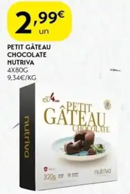 Spar Petit gâteau chocolate nutriva promoção