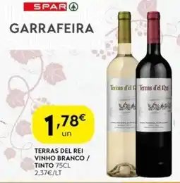 Spar Terras del rei vinho branco/ tinto promoção