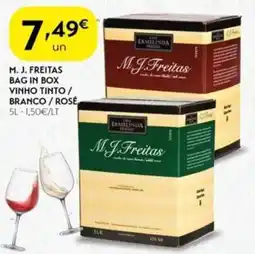 Spar M. j. freitas bag in box vinho tinto/ branco/rose promoção