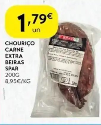 Spar Chouriço carne extra beiras spar promoção