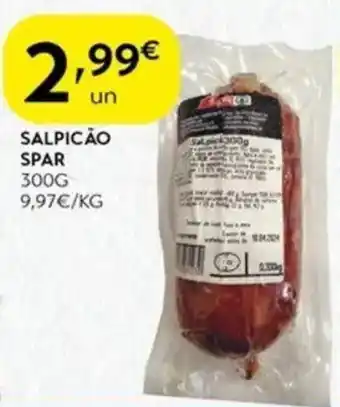 Spar Salpicão spar promoção