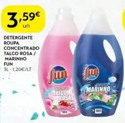 Spar Detergente roupa concentrado talco rosa / marinho fun promoção