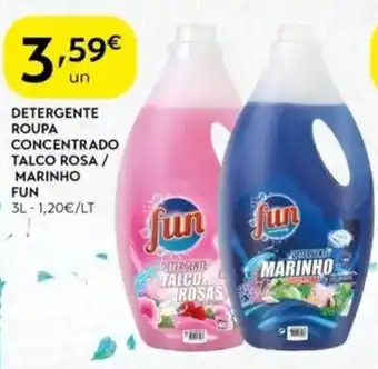 Spar Detergente roupa concentrado talco rosa / marinho fun promoção